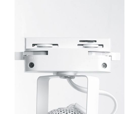 Трековый однофазный светильник на шинопровод FERON GU10, AL190, 50W, 230V, белый 41589 – изображение 4