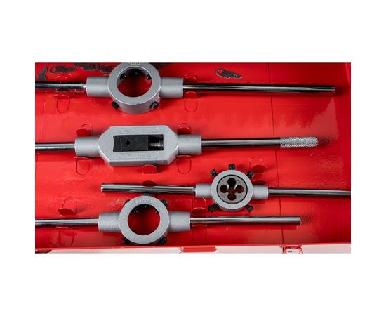 Резьбонарезной набор M3-M20 HSS метчики+плашки+воротки, 54шт RUKO 245040 – изображение 4