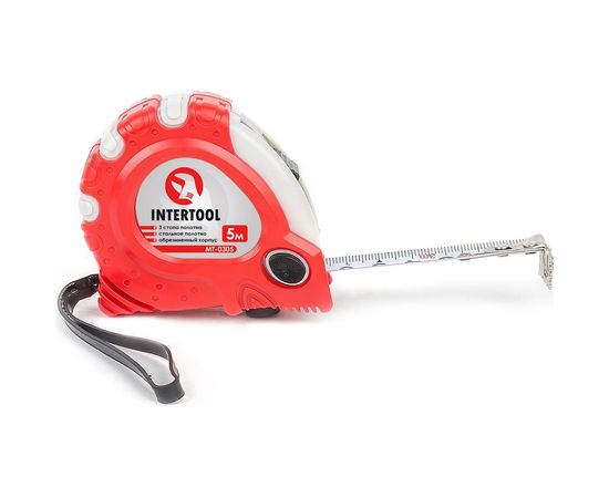 Рулетка с фиксатором INTERTOOL Супер Магнит blister 5 м х 19 мм MT-0305 – изображение 4