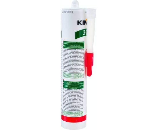 Силиконовый нейтральный герметик KIM TEC белый 301N 310мл 51410 – изображение 4