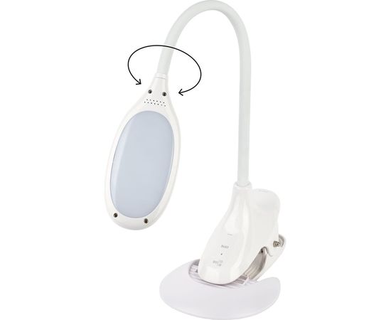 Настольный светильник ЭРА NLED-454-9W-W белый Б0019132 – изображение 5