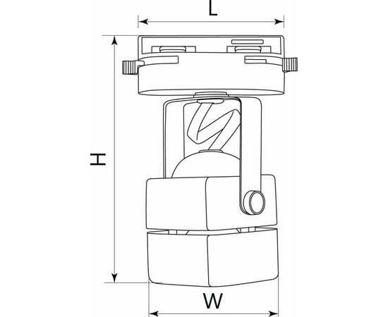 Трековый однофазный светильник на шинопровод FERON GU10, AL190, 50W, 230V, белый 41589 – изображение 5