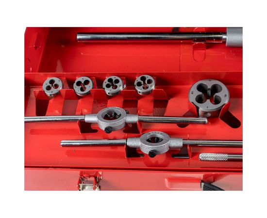 Резьбонарезной набор M3-M20 HSS метчики+плашки+воротки, 54шт RUKO 245040 – изображение 6