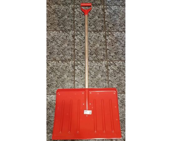 Большая лопата из поликарбоната высокой прочности с алюминиевым черенком Gigant 55х42 см SS-05 – изображение 7