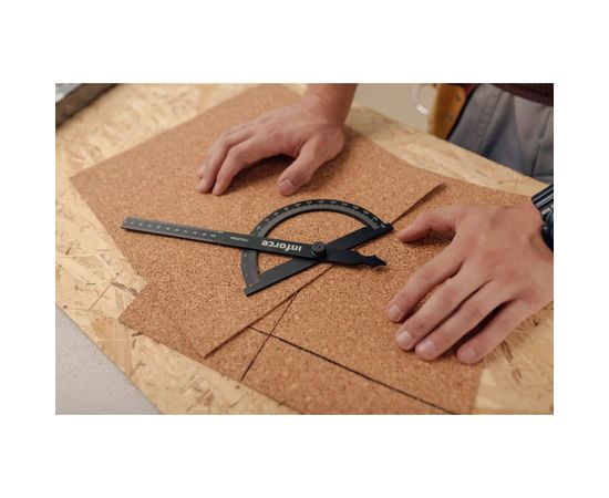 Транспортир с линейкой 200 мм Inforce 06-11-64 – изображение 8