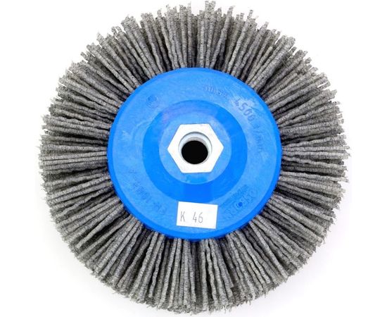 Щетка дисковая нейлон 1-052 140 мм; P46 по дереву для браширования на УПМ/УШМ OSBORN 401.913-5421 