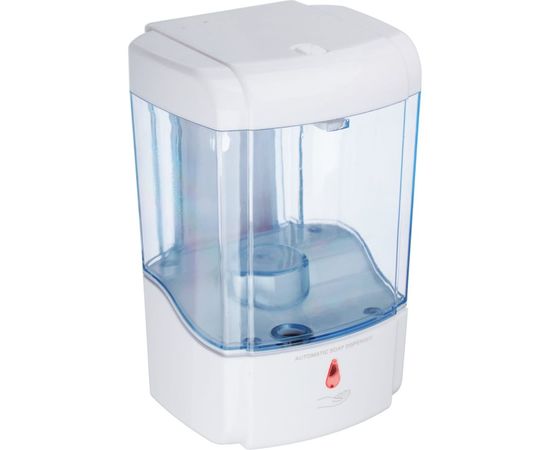 Дозатор для жидкого мыла SonWelle настенный, пластик, 600 мл., сенсорный на батарейках, белый 542-055 