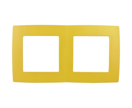 Рамка на 2 поста ЭРА 12-5002-21 12, жёлтый Б0019395 