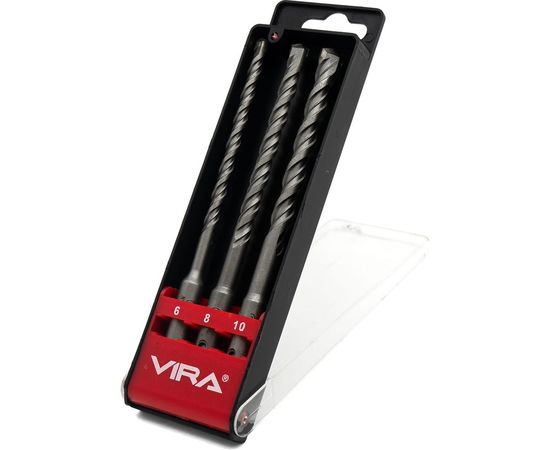 Набор буров по бетону (6/8/10х160 мм; SDS-plus) VIRA 564513 