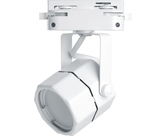 Трековый однофазный светильник на шинопровод FERON GU10, AL192, 50W, 230V, белый 41593 