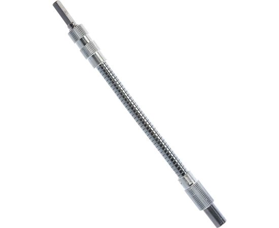 Адаптер гибкий магнитный для бит (200 мм; хромированная оплетка) Biber 84131 тов-166813 