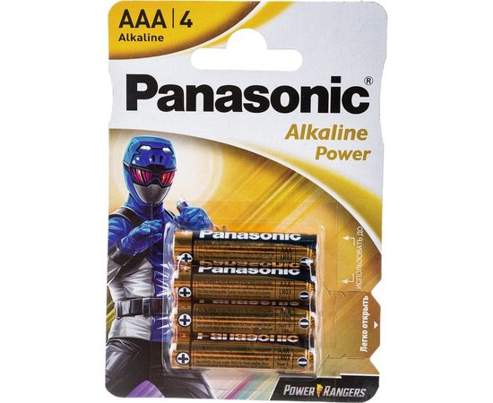 Элементы питания Panasonic, LR03 Alkaline Power BL4 PR УТ-00000516 