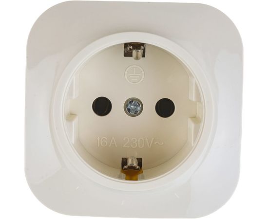 Розетка IONICH с/з слоновая кость 1433 