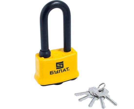Навесной всепогодный замок БУЛАТ ВС 0365-01 13460 