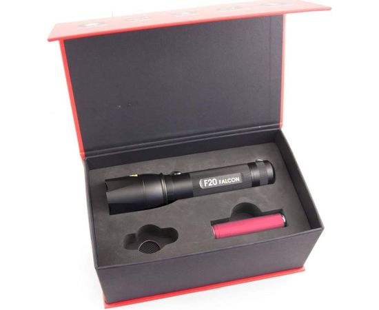 Фонарь ЯРКИЙ ЛУЧ F20 Falcon CREE XP-L HI 800лм, 3 режима, аккум. 18650, ЗУ и чехол в компл. 4606400105404 – изображение 2