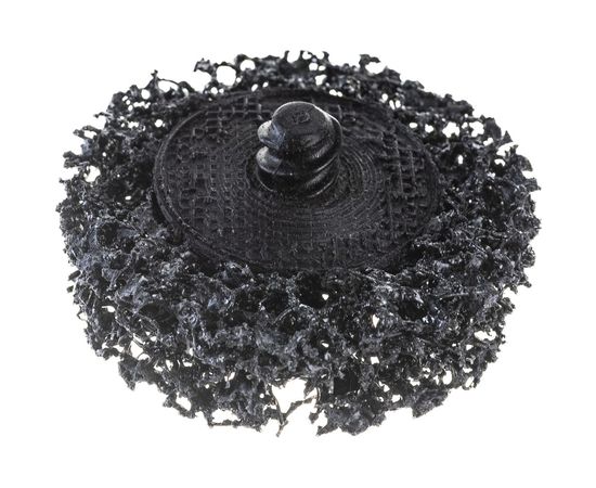 Круг для снятия ржавчины чёрный (50 мм; крепление Roloc) Русский Мастер РМ-70204 – изображение 2