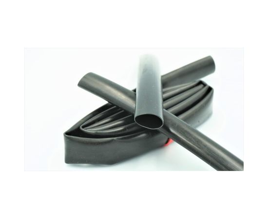 Термоусаживаемая трубка Мемотерм-ММ ТТЭ-С 12/6 черная 1 м 755 – изображение 2