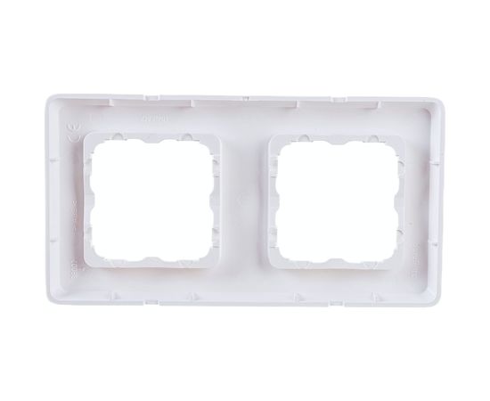 Рамка Legrand CAR 773652 2 поста, белая – изображение 2