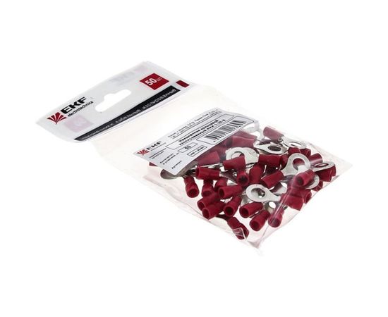 Кольцевой изолированный наконечник EKF НКИ 1,25-6, 50шт nki-1,25-6n – изображение 2