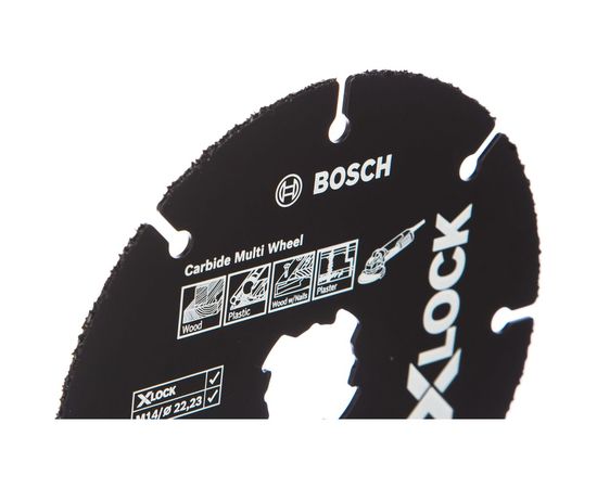 Круг отрезной по дереву X-LOCK (125х22.2 мм) для УШМ Bosch 2608619284 – изображение 2