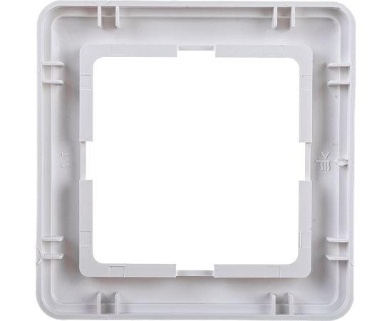 Одноместная рамка, белая WESSEN 59 Schneider ELectric KD-1-18 – изображение 2