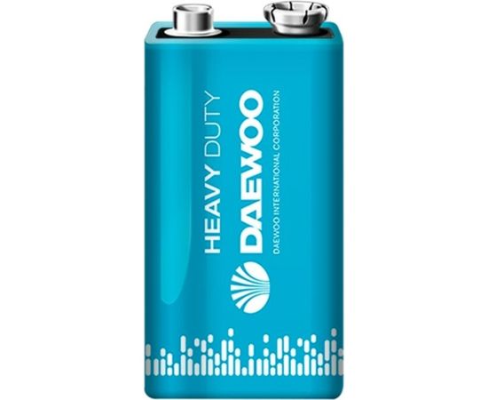 Солевая батарейка DAEWOO 6F22 Heavy Duty 2021 BL-1 5029248 – изображение 2