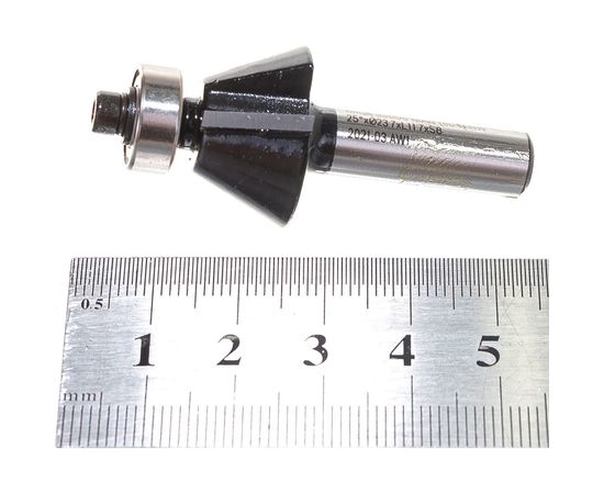 Фреза кромочная конусная (23.7х12 мм; 25 град; хвостовик 8 мм) по дереву Bosch 2608628351 – изображение 4