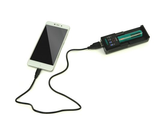 Зарядное устройство Videx VCH-U100 пустое, 1 х АА, ААА, SC, C, 18650, 14500 – изображение 4