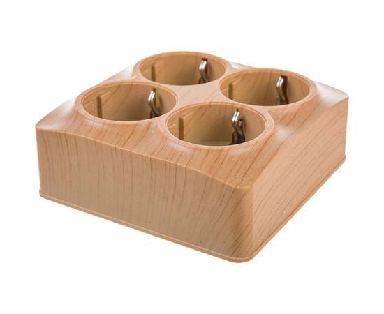 Четырехместная розетка IONICH с/з сосна квадрат 1459 – изображение 4