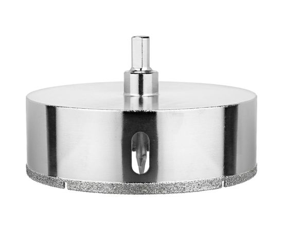 Коронка алмазная по керамограниту и керамике с центрирующим сверлом 120 мм Diamond Industrial DIDCSC120 – изображение 5