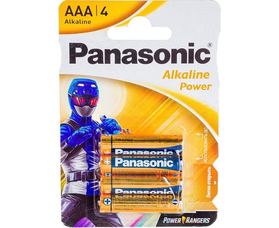 Элементы питания Panasonic, LR03 Alkaline Power BL4 PR УТ-00000516 – изображение 5