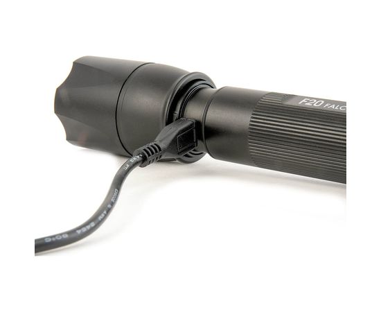 Фонарь ЯРКИЙ ЛУЧ F20 Falcon CREE XP-L HI 800лм, 3 режима, аккум. 18650, ЗУ и чехол в компл. 4606400105404 – изображение 6