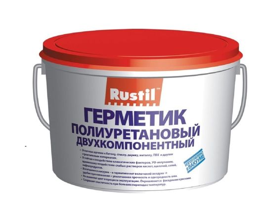 Полиуретановый герметик Рустил 2К, 12 кг, белый 61458007 