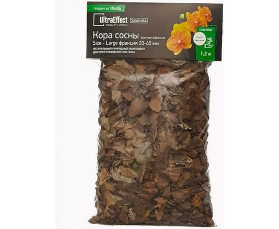 Субстрат кора сосны EffectBio BioLine Large 20-40 мм, 1.2 л 4603735996356 