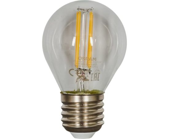 Светодиодная лампа OSRAM LED STAR, P, шар, 6Вт, E27, 800 Лм, 4000 К, нейтральный белый свет 4058075218239 