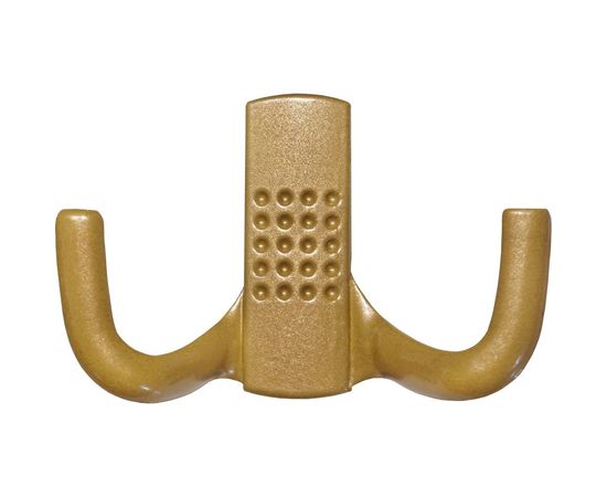 Крючок-вешалка со скрытым креплением Трибатрон КВС-2 золотой металлик 4374 