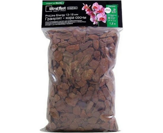Гранулят из сосновой коры EffectBio UltraEffect ProLine Energy 13-19 мм, 1.2 л 4603743270066 