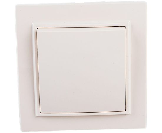 Выключатель STEKKER 1-клавишный, 220V, 10А, серия Эрна, слоновая кость, PSW10-9003-02 39230 