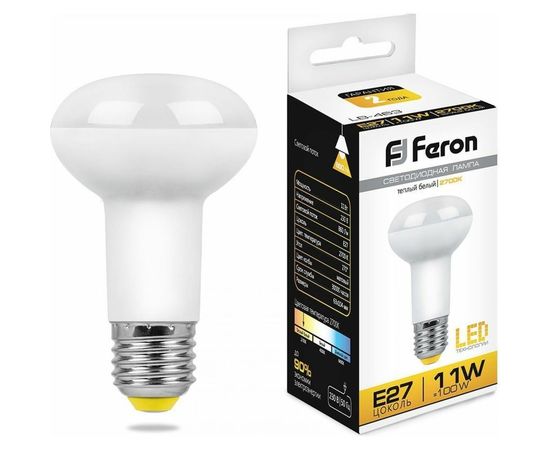 Светодиодная лампа FERON 11W 230V E27, 2700K, LB-463 25510 