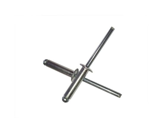 Вытяжная заклепка ZAMETAL 4,8x12 нержавеющ. сталь, DIN 7337, A2, уп. 500 шт. ZA519740 