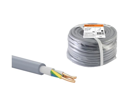 Кабель TDM NYM-J 3х2,5-0,66 10м SQ0121-0008 