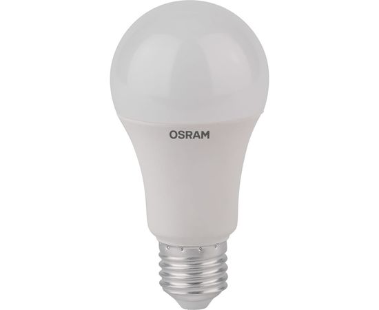 Светодиодная лампа OSRAM LED STAR, A, стандарт, 10Вт, E27, 1055 Лм, 6500 К, холодный белый свет 4052899971585 