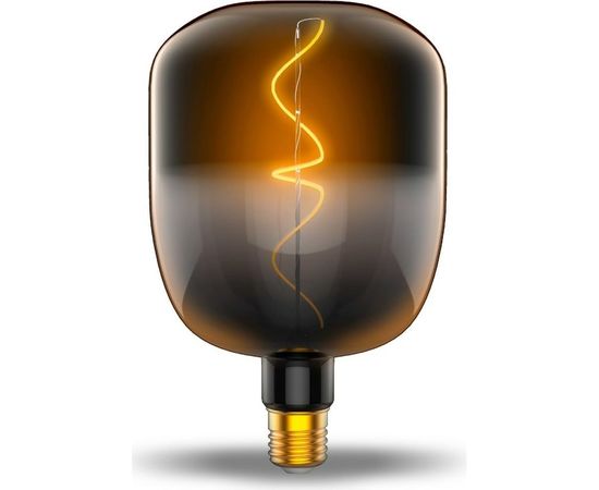 Лампа LED Gauss Filament V140-DC Black-Clear 5W E27 200lm 1800K 140х204mm 1/6 1008802105 