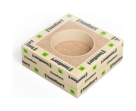 Подрозетник 130 х 130 х 48 мм 1-секционный Премиум SoundGuard 411133 