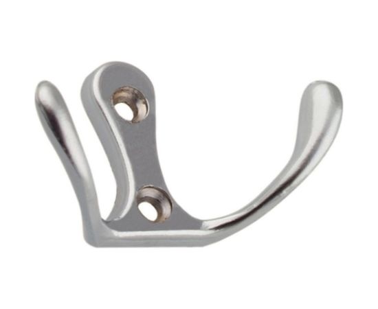 Двойной крючок Trodos 04.11.07 малый, серебро 302032 