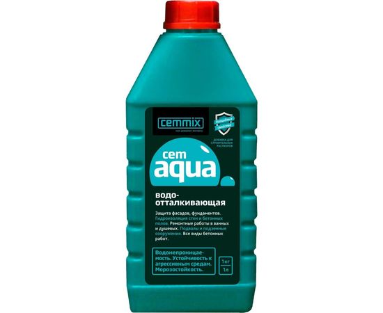 Водоотталкивающая добавка Cemmix CemAqua 1 л 206770 