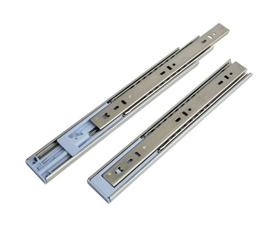 Шариковые направляющие полного выдвижения с доводчиком Lemax prof 45/350 мм, сталь DM45-350-DF 