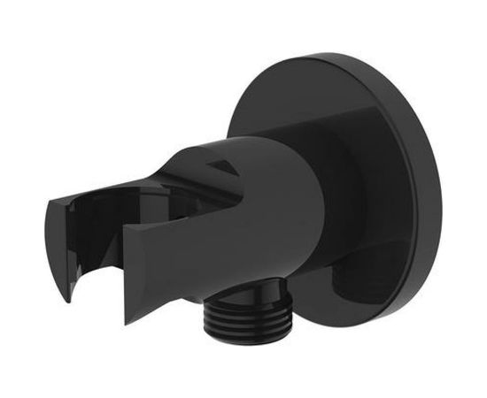 Шланговое соединение CLEVER ROUND матовый черный 61113 