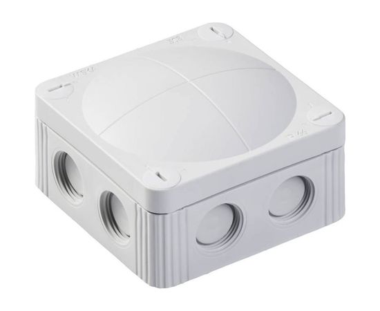 Распаячная коробка Wiska серая, IP66/67,85х85х51 308/5/LG 