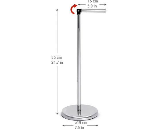 Держатель и накопитель для туалетной бумаги Tatkraft INGRID 11953 – изображение 2